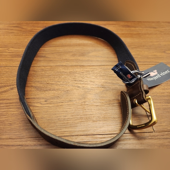 Vineyard Vines, Men's American Flag Canvas Club Belt (Jetty Red) New with tags - Picture 3 of 5